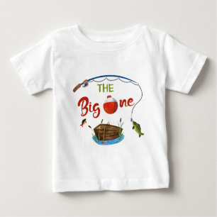 Camiseta De Bebé La gran camiseta del bebé ONE Niño pequeño pescado