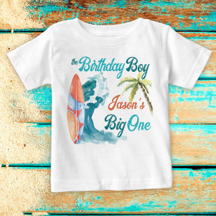Camiseta De Bebé La gran coincidencia de cumpleaños retro de surf