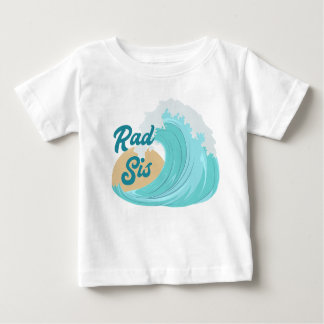 Camiseta De Bebé La gran ola de cumpleaños Rad Sis T-Shirt