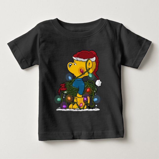 Camiseta De Bebé La guerra de Navidades de Ferald (Anverso)