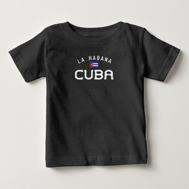 Camiseta De Bebé La Habana (La Habana) Cuba (Anverso)
