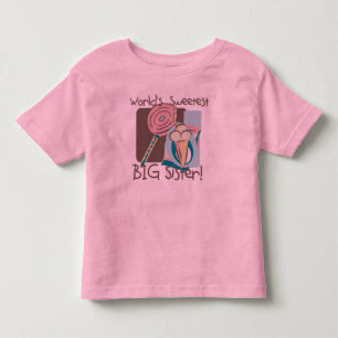 Camiseta De Bebé La hermana mayor más dulce del mundo