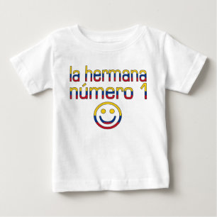 Camiseta De Bebé La Hermana Número 1 - Hermana número 1 en Colombia