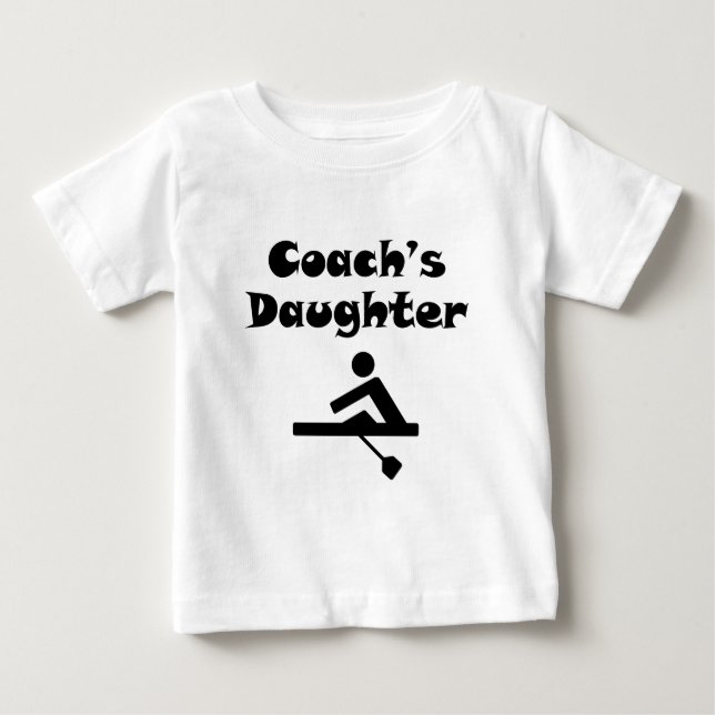 Camiseta De Bebé La hija del coche del Rowing (Anverso)
