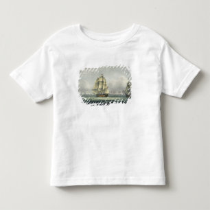 Camiseta De Bebé La HMS Victory que navegaba para la línea frances
