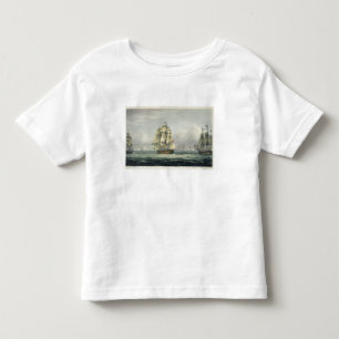 Camiseta De Bebé La HMS Victory que navegaba para la línea frances