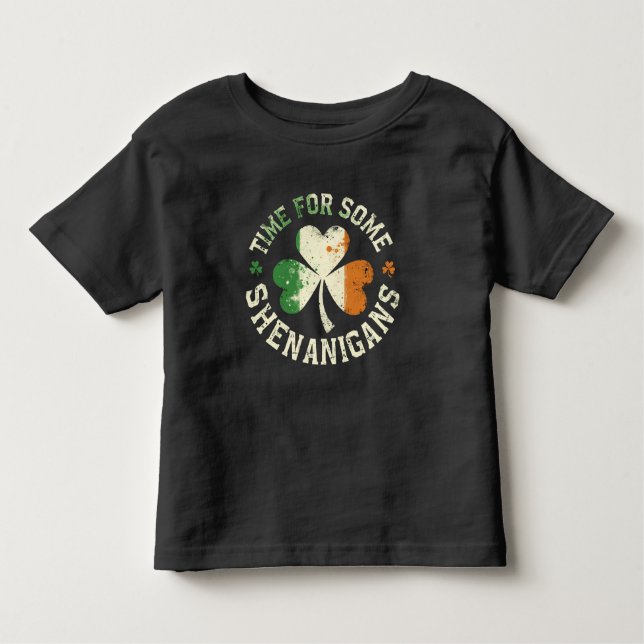 Camiseta De Bebé La hora de San Patricio para algunos Shenanigans (Anverso)