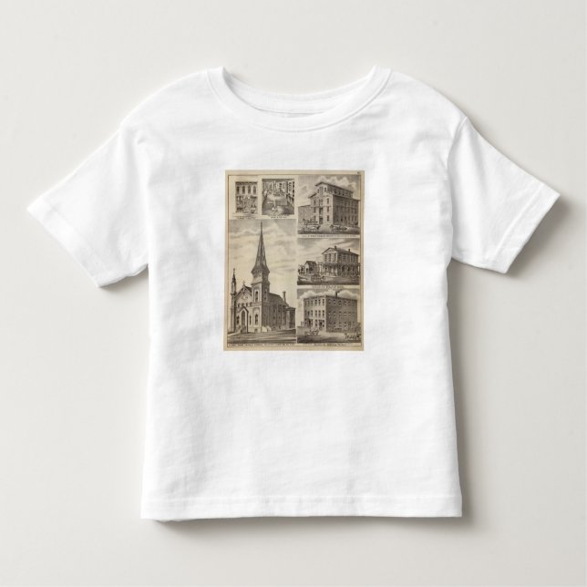 Camiseta De Bebé La iglesia católica romana de San Juan, Minnesota (Anverso)