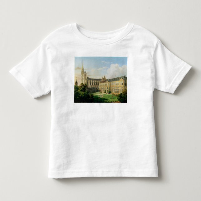 Camiseta De Bebé La iglesia de la abadía de Santo-Denis (Anverso)