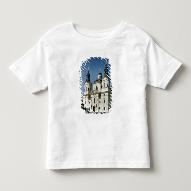 Camiseta De Bebé La iglesia de San Nicolás, construida 1703-61 (Anverso)