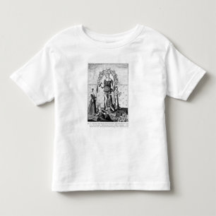Camiseta De Bebé La imagen de dama Astrology con los tres