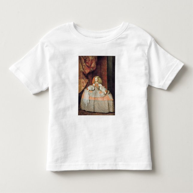 Camiseta De Bebé La infanta María Marguerita en rosa (Anverso)