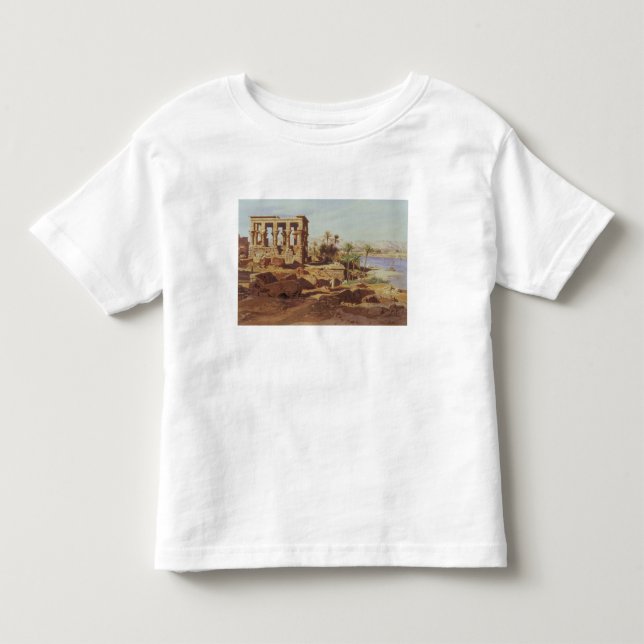 Camiseta De Bebé La isla de Philae, 1866 (w/c) (Anverso)