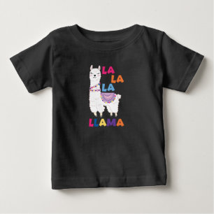 Camiseta De Bebé La La La Llama - Canto gracioso Llama