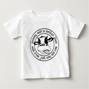 Camiseta De Bebé La leche de la momia, mejora que ordeña apenas de