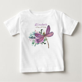 Camiseta De Bebé La libélula hace un regalo de Recién nacido apodad