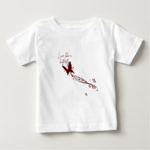 Camiseta De Bebé La linda mariposa