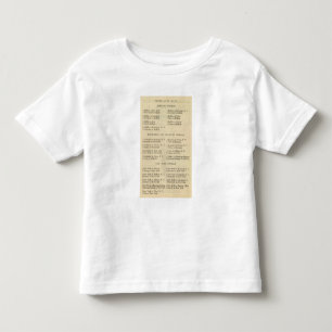 Camiseta De Bebé La lista Photoauto traza 2
