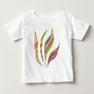 Camiseta De Bebé La LLAMA artística del FUEGO guarda fluir