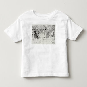 Camiseta De Bebé La llegada de las mujeres jovenes en Jamestown
