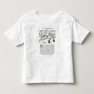 Camiseta De Bebé La llegada de los ingleses en Virginia