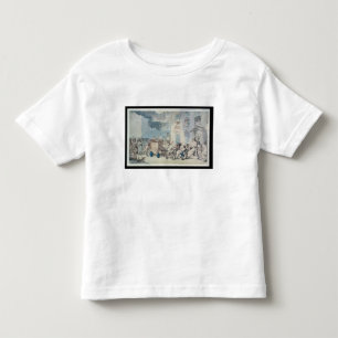 Camiseta De Bebé La llegada del coche de bomberos (w/c, pluma y