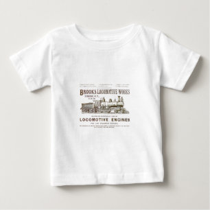 Camiseta De Bebé La locomotora de vapor de los arroyos funciona