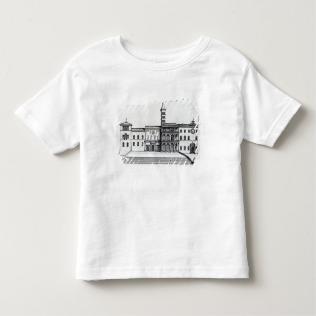 Camiseta De Bebé La logia de la bendición del Vatican viejo (Anverso)
