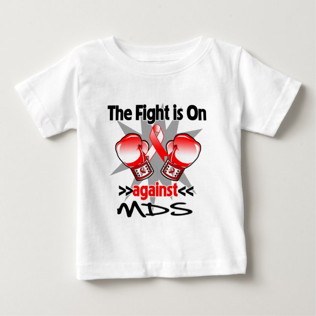 Camiseta De Bebé La lucha está encendido contra los MDS (Anverso)