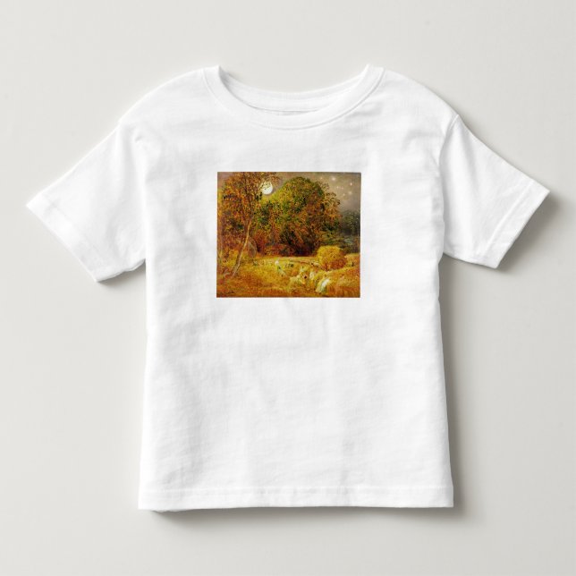 Camiseta De Bebé La luna de cosecha, 1833 (aceite en el papel (Anverso)