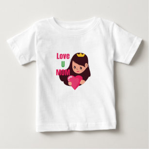 Camiseta De Bebé la madre ama el hueso, la madre, el amor, la madre