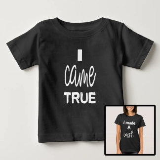 Camiseta De Bebé La madre y la hija del hijo se hicieron realidad