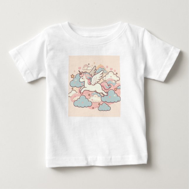 Camiseta De Bebé La magia de las Unicornias (Anverso)