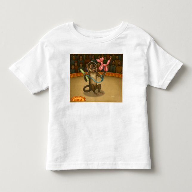 Camiseta De Bebé La magia del mono globo de Spike (Anverso)