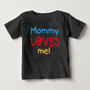 Camiseta De Bebé La mamá me ama