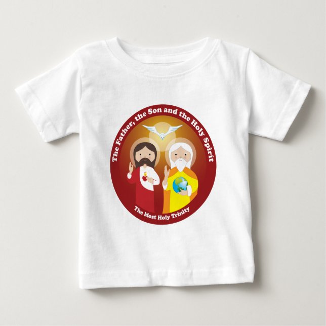Camiseta De Bebé La mayoría de la trinidad santa (Anverso)