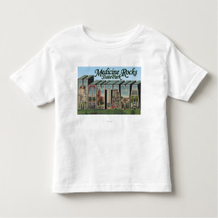 Camiseta De Bebé La medicina oscila el parque de estado, Montana