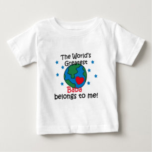 Camiseta De Bebé La mejor Baba me pertenece