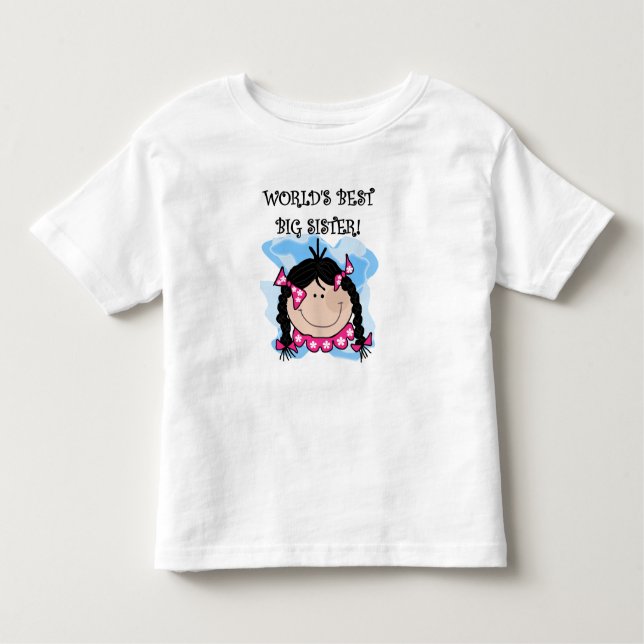 Camiseta De Bebé La mejor hermana mayor del mundo (Anverso)