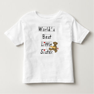 Camiseta De Bebé La mejor hermanita del mundo