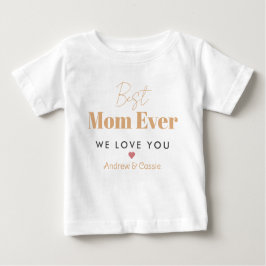 Camiseta De Bebé La mejor madre de todos los tiempos