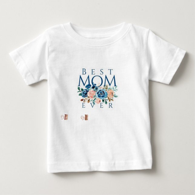 Camiseta De Bebé La mejor mamá de todos los tiempos (Anverso)