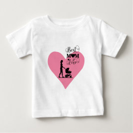 Camiseta De Bebé "La mejor mamá de todos los tiempos - Momentos sen