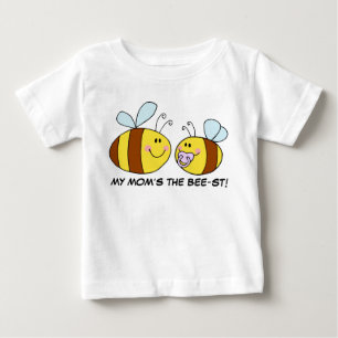 Camiseta De Bebé La mejor mamá del mundo (abeja)