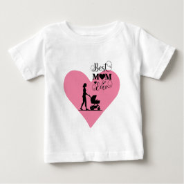 Camiseta De Bebé "La mejor mamá del mundo – Momentos conmovedores"