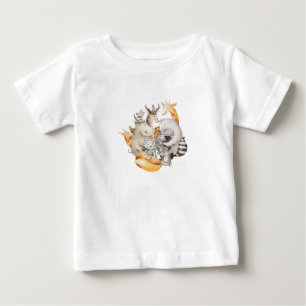 Camiseta De Bebé La menagerie animal