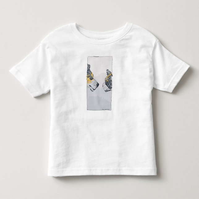 Camiseta De Bebé La Mirada Fija (Anverso)