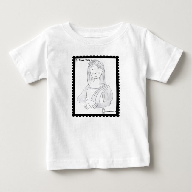 Camiseta De Bebé La mona Luisa (vestido con volantes) (Anverso)