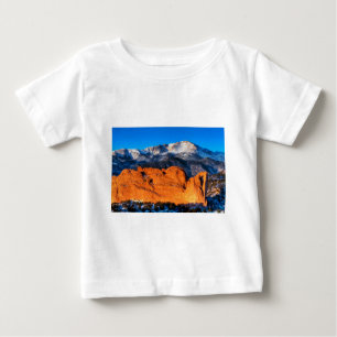 Camiseta De Bebé La montaña de Estados Unidos al amanecer