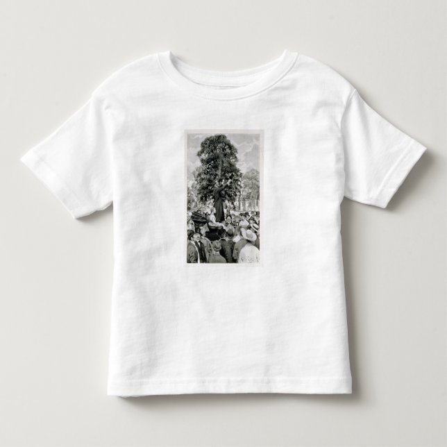 Camiseta De Bebé La nación está en la guerra y debe tener hombres (Anverso)